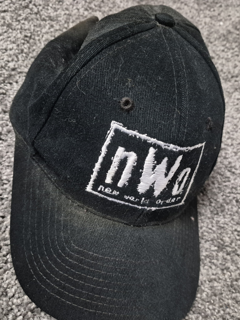 WWE Black nWo Embroidered Baseball Cap